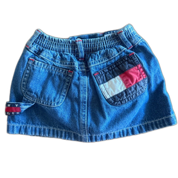 Tommy Hilfiger Denim Skort Girls' 3-6 Months - Picture 1 of 10
